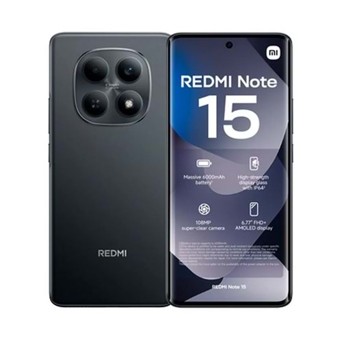Telefon Xiaomi Redmi Note 15 Black 8Gb Ram 256Gb