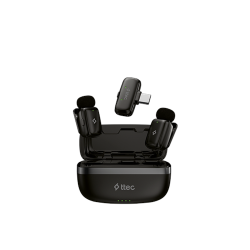 Ttec 2KYM01S GoMic Mini Tak&Çalıştır Kablosuz Yaka Mikrofon Kiti