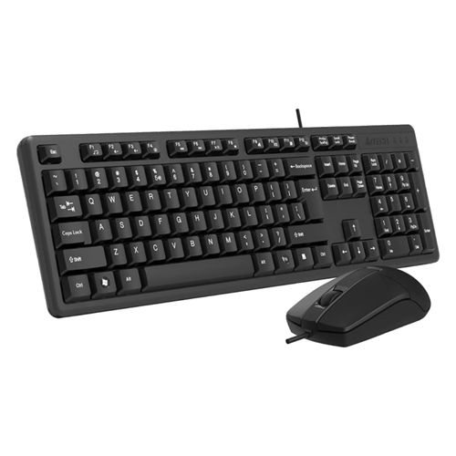 Klavye Mouse Set A4Tech Kr-3330S Q Mm Siyah Tr Layout