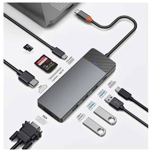 Wiwu Alpha 9 in 1 A921HV Type-C