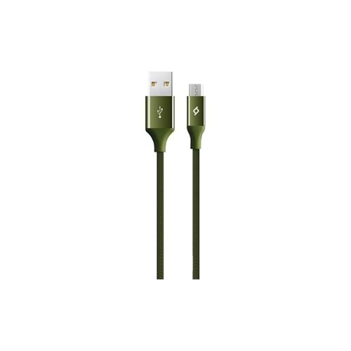 TTEC 2DK11HY AlumiCable 120 cm Micro USB - USB kablo Yeşil