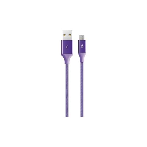 TTEC 2DK11MR AlumiCable 120 cm Micro USB - USB kablo Mor