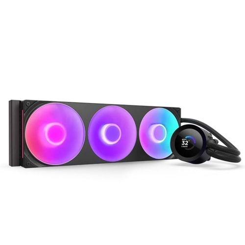 Nzxt Kraken Plus 360 RL-KR360-B2 RGB Black 360mm IntelAMD Sıvı Soğutma