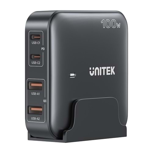 Unitek 100W Masaüstü Gan Şarj İstasyonu Siyah (P1229ABK)