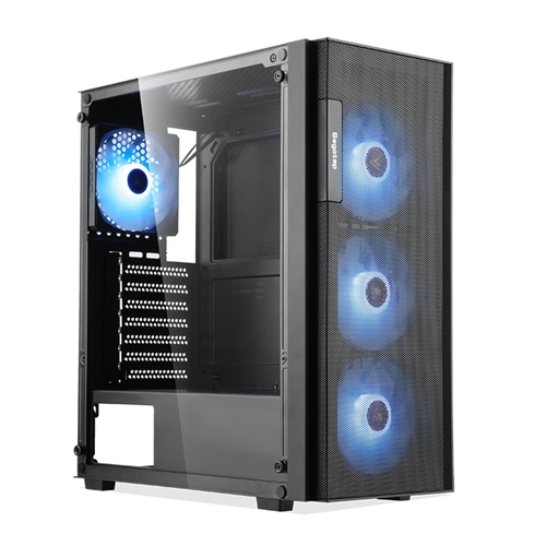 Kasa Segotep Axe 5 Siyah 750W 80+ Bronze Rainbow Fan Midi Tower