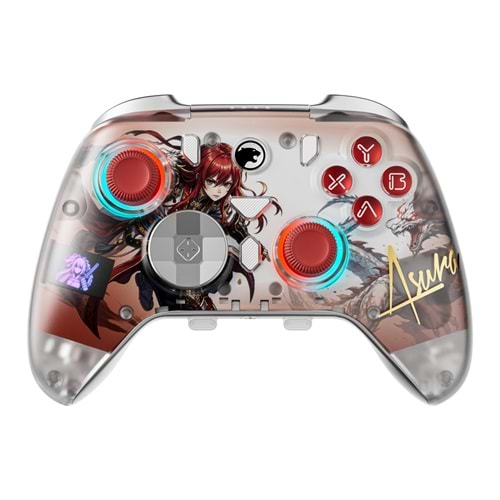 GamePower Asura Kablosuz Beyaz RGB TMR Gamepad 2.4G Bluetooth