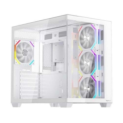 1St Player Bv7 Beyaz 750W 80+ Bronze Argb Atx 3.0 Argb 4X12Cm Fan