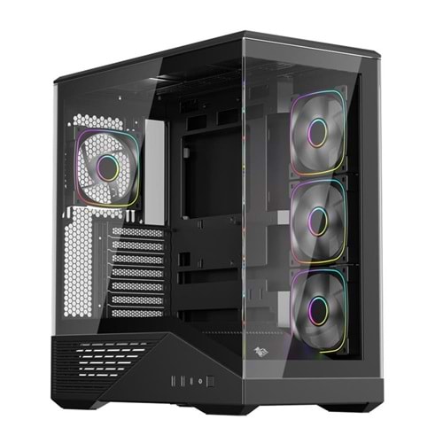 1St Player GM7 Btf Siyah 750w 80+ Bronze Argb Atx 3.0 Argb 4X12Cm Fan