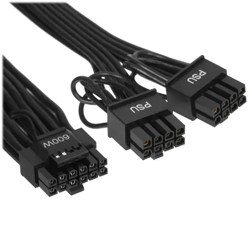 16 Pin (12 + 4 Pin) 12VHPWR To 2 X 8 Pin Ekran Kartı Power Çevirici