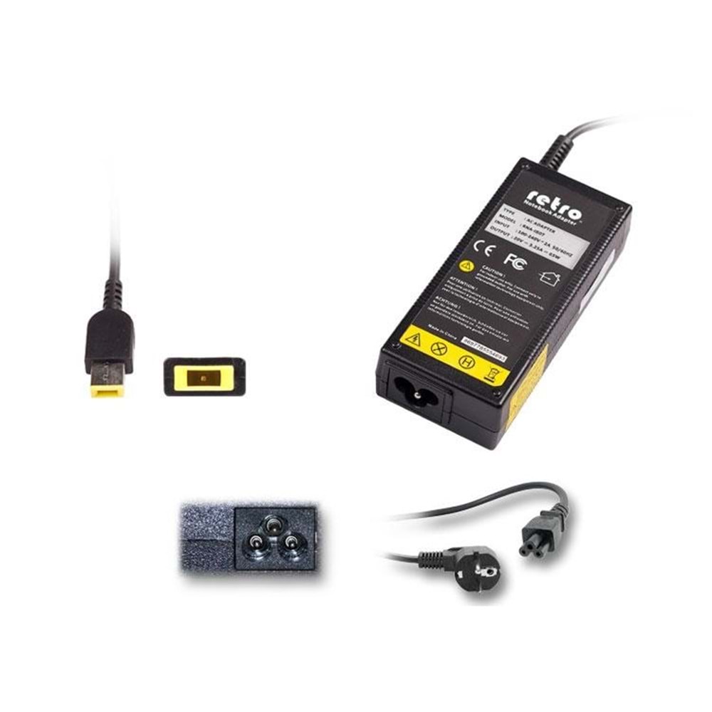 ADAPTOR DCA-I098 20V 6.75A USB UÇ 135W