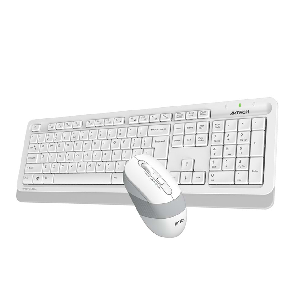 Kablosuz Klavyemouse A4Tech Fg1010 Q Beyaz Tr Layout