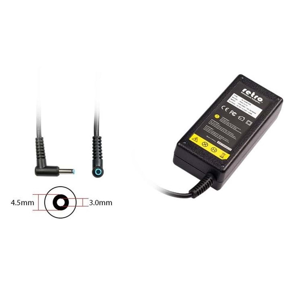 ADAPTOR DCA-HC13 19.5V 4.62A 4.5mm x 3.0mm 90w