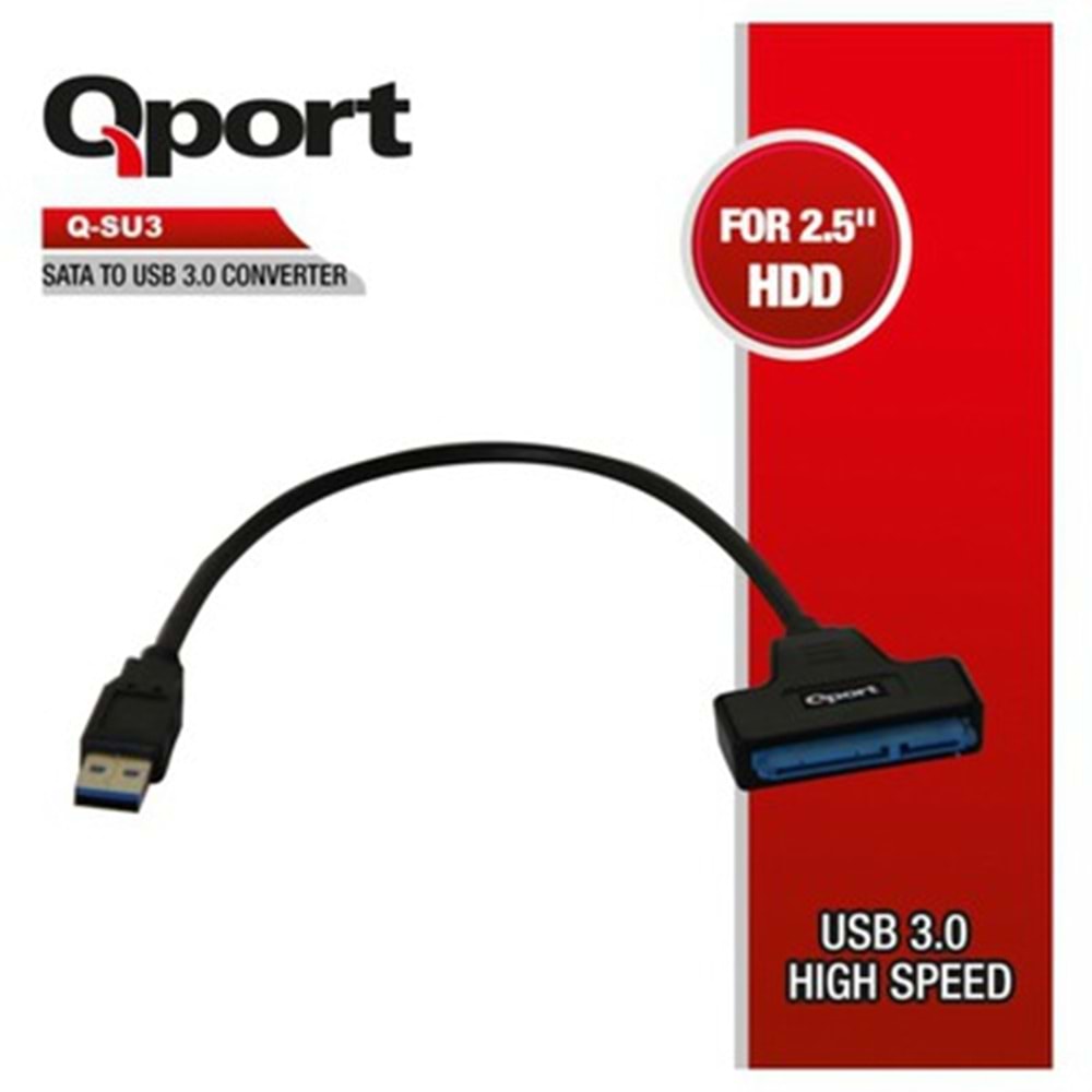 Aksesuar Qport Q-Su3 Sata To Usb 3.0 Çevirici
