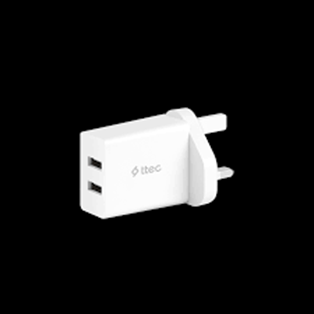 Ttec Smartcharger 2SCS21B-UK Duo 2.4A