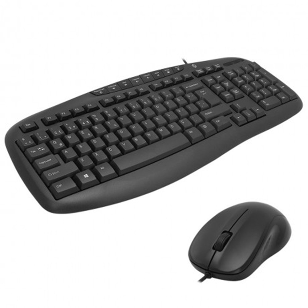 KLAVYE MOUSE SET FRISBY FK-4825QU Q TÜRKÇE MULTIMEDIA TR LAYOUT