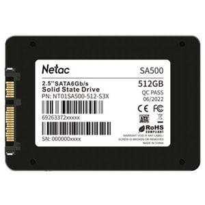 SSD NETAC SA500 512GB NT01SA500-512-S3X 520/450MB/s