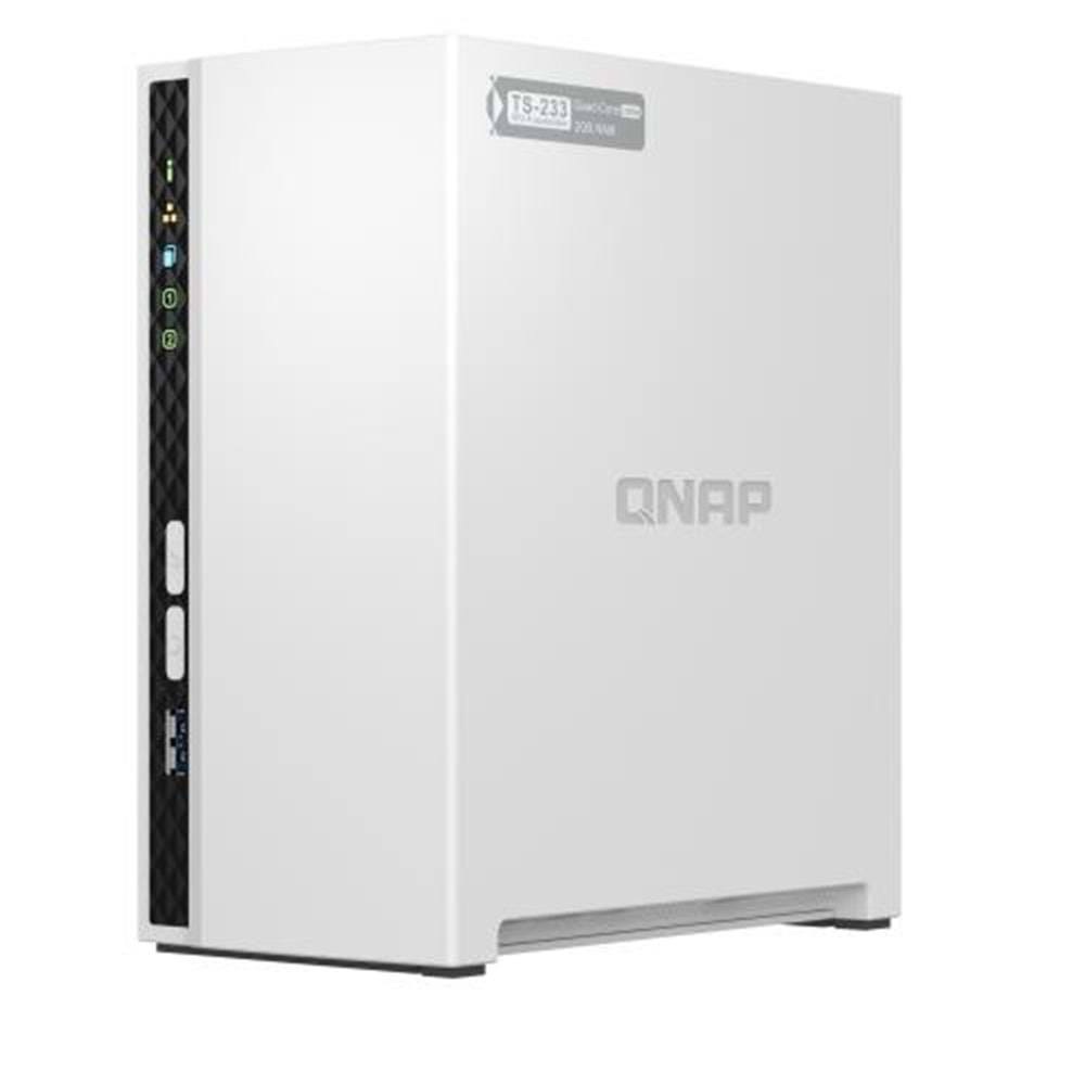 QNAP TS-233-2GB 2 DISK YUVALI NAS CIHAZI / 2x20TB