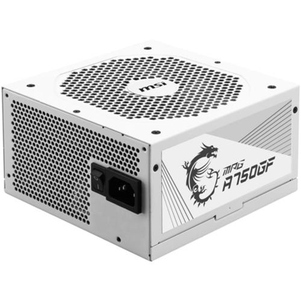 POWER SUPPLY MSI MPG A750GF WHITE 750W 80+ GOLD