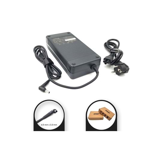 ADAPTOR DCA-AC333 20V 9A 4.5mm x 3.0mm 180w Pinli