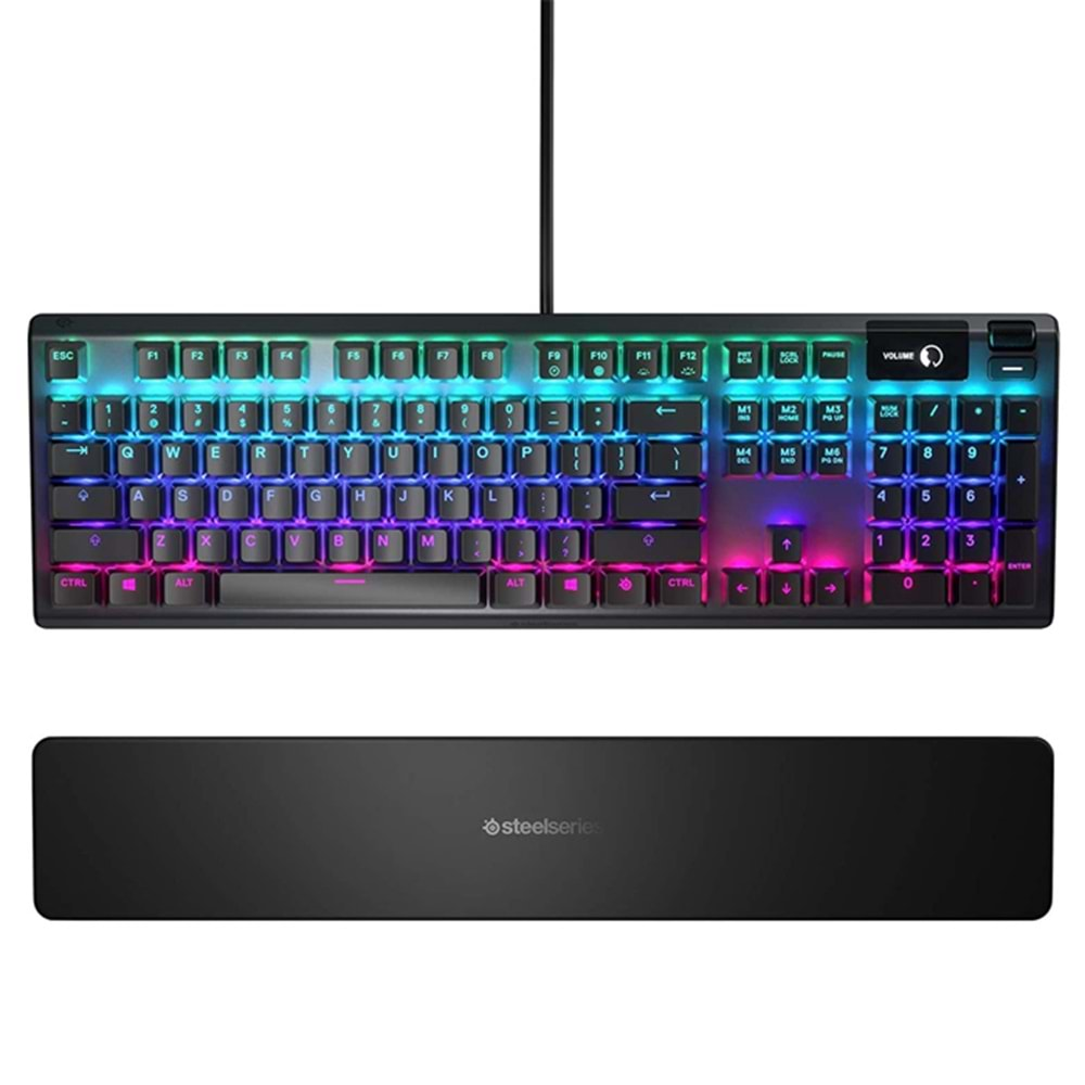 KLAVYE SteelSeries Apex 5 SSK64538 RGB Blue Switch Hibrit TR LAYOUT