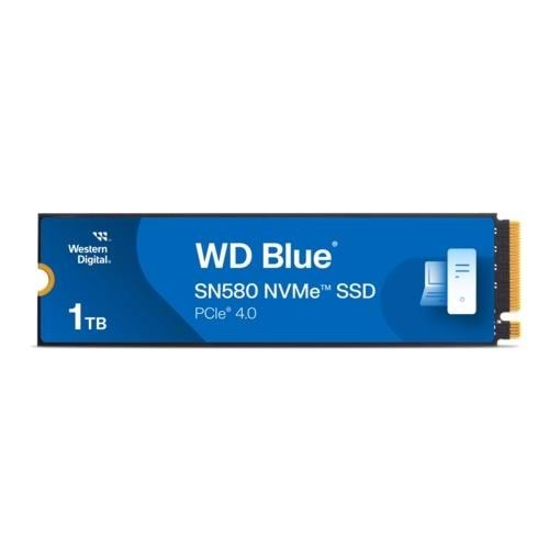 SSD WD 1TB BLUE SN580 GEN4 M.2 NVMe WDS100T3B0E 4150/4150Mbps