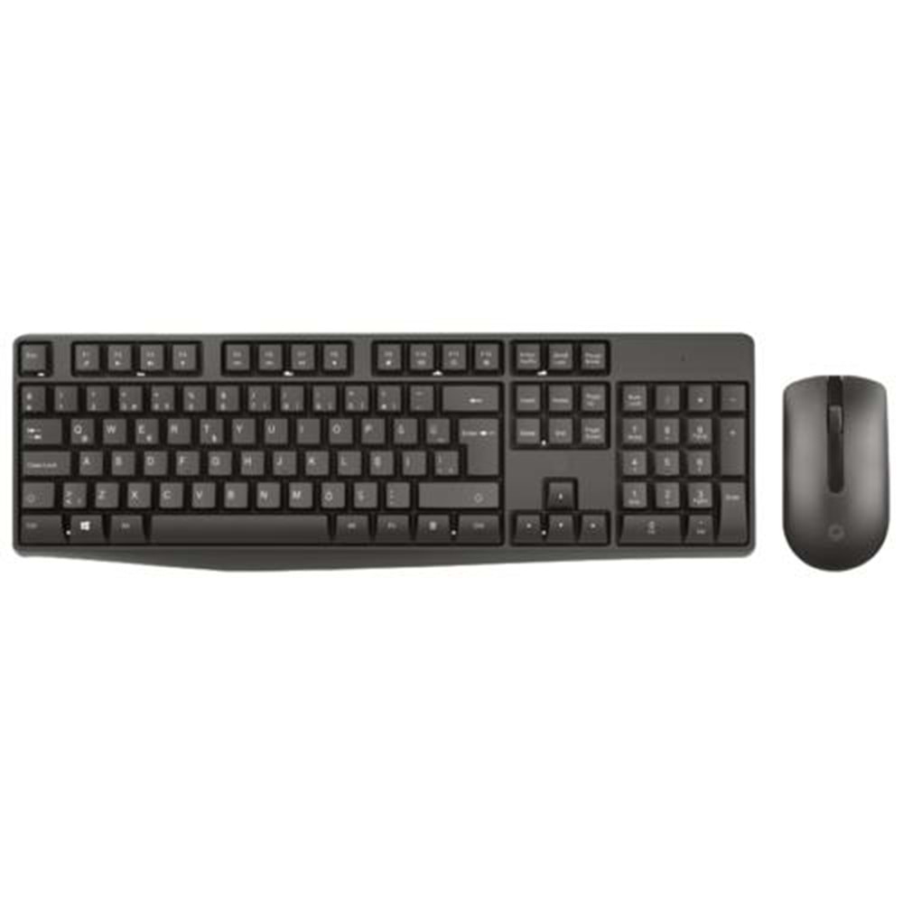 Klavye Mouse Set Frisby Fk-4875Qu Multimedia Kablosuz Tr Layout
