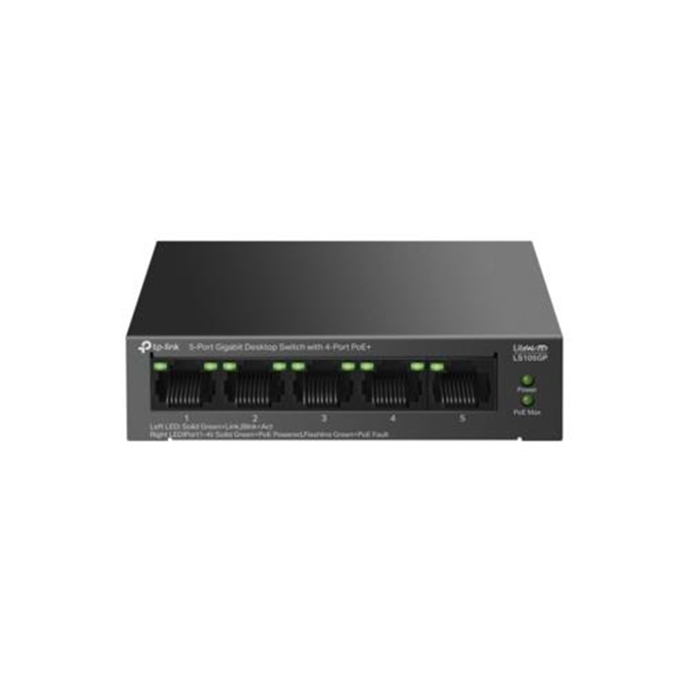 Switch Tp-Link LS105GP 5 Port 10/100/1000 4 Port POE 65W