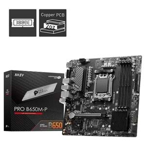 Anakart Msi Pro B650M-P Ddr5 M.2 Am5