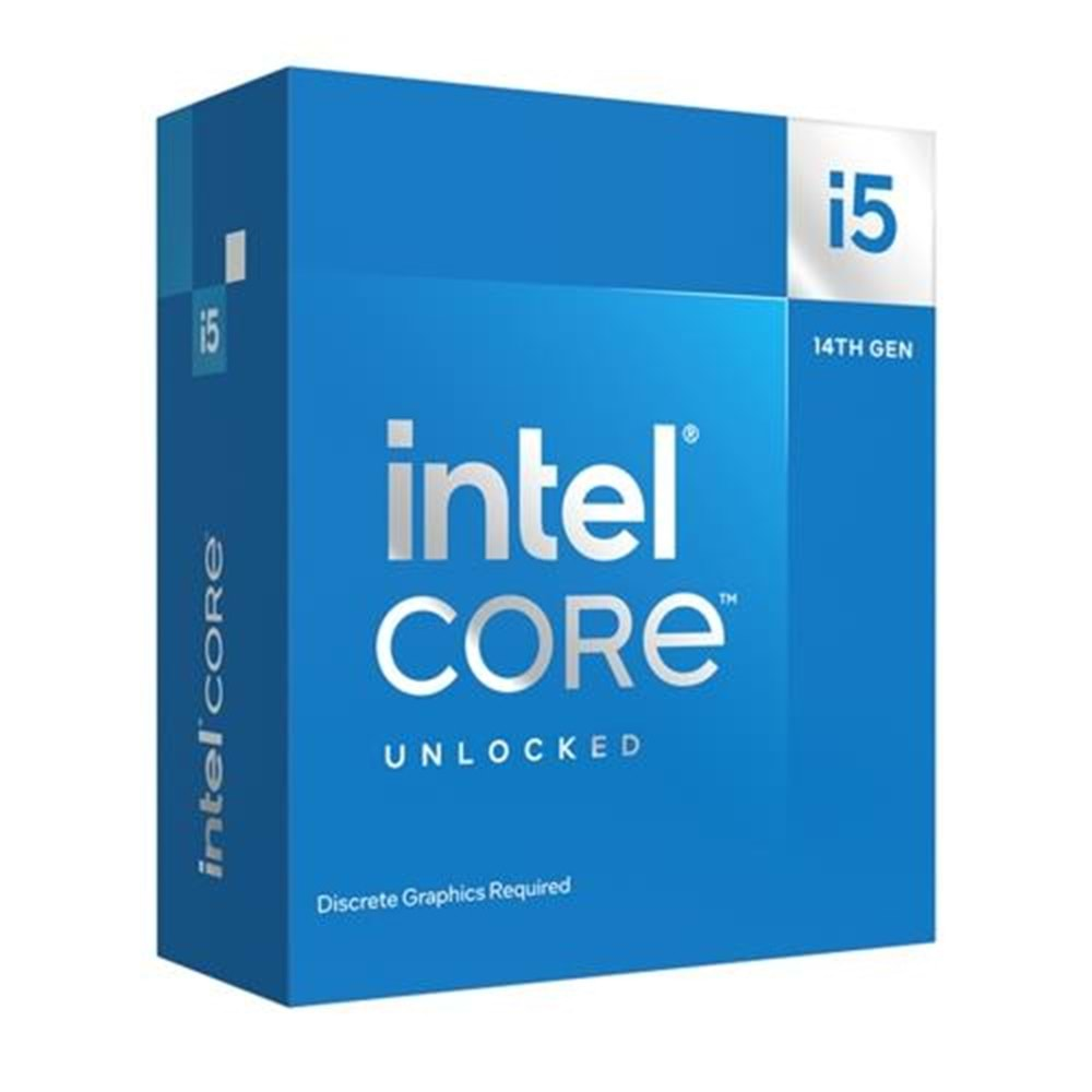 İŞLEMCİ INTEL i5-14600KF 3.5 GHz 24MB LGA1700P