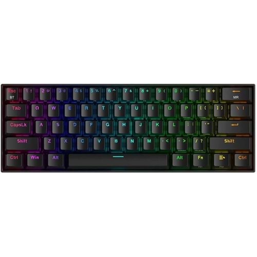 KLAVYE REDRAGON K530 DRACONIC BLACK BROWN SWITCH KABLOSUZ US LAYOUT