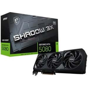 Ekran Kartı Msi Rtx5080 16G Shadow 3X Oc 16Gb 256Bit Gddr7 Dx12