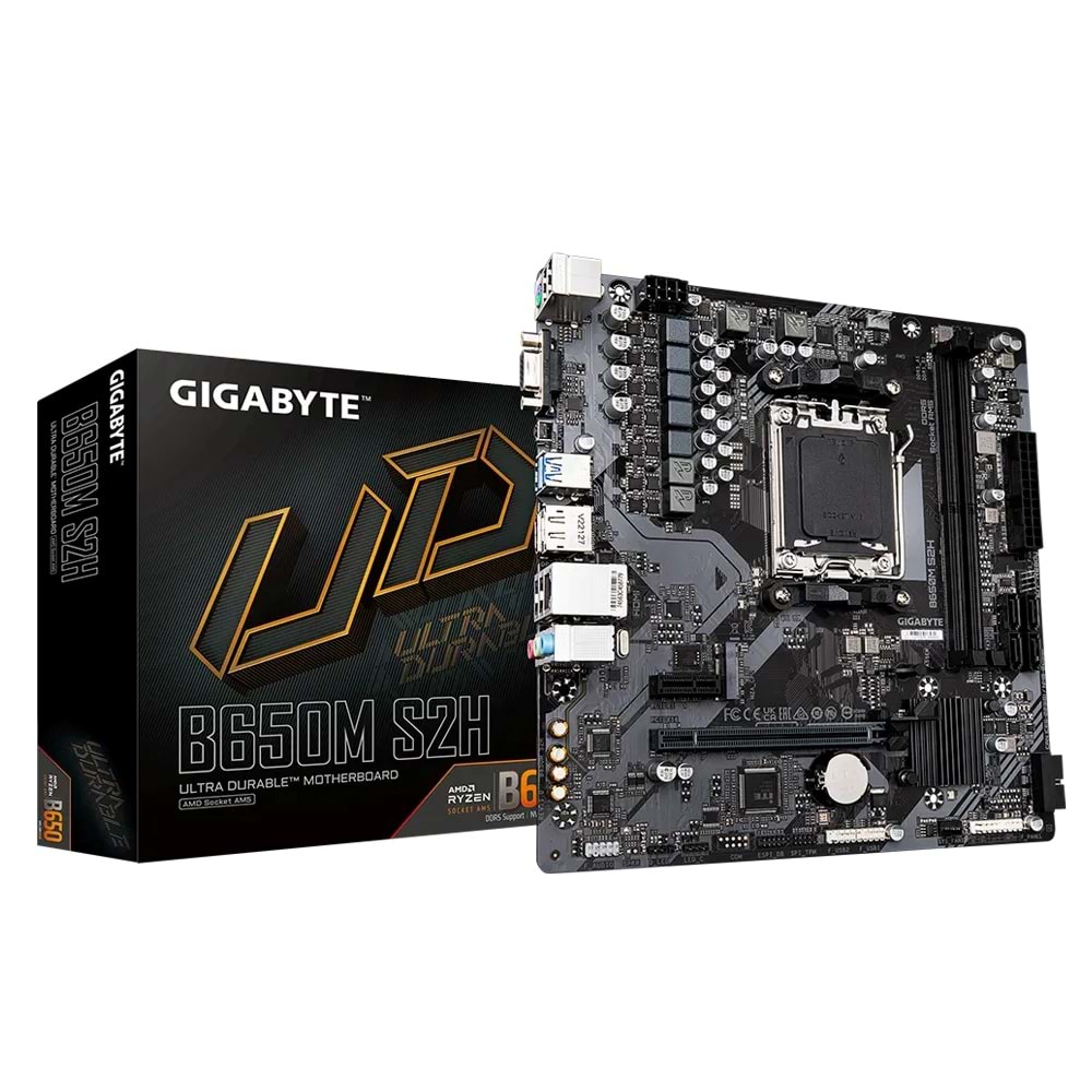 Anakart Gigabyte B650M S2H 6400Mhz Ddr5 Am5
