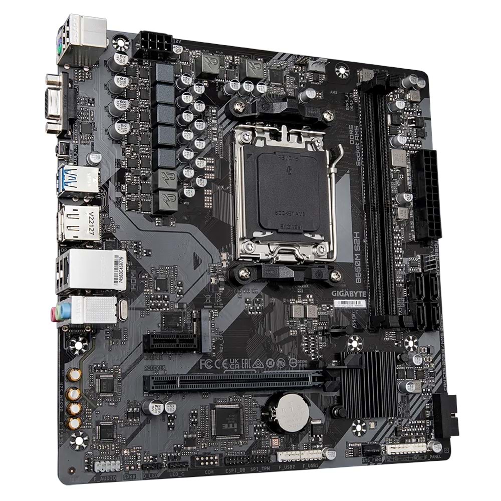 ANAKART GIGABYTE B650M S2H 6400Mhz DDR5 AM5