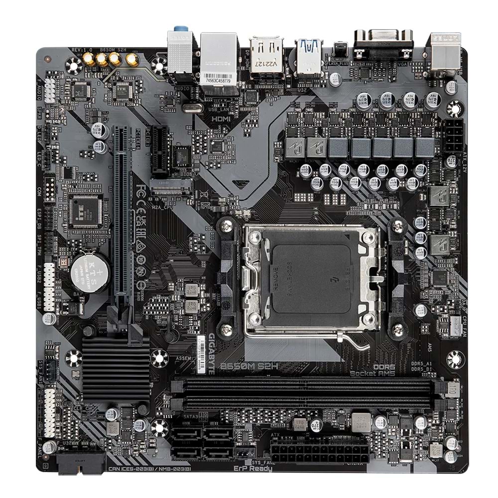 ANAKART GIGABYTE B650M S2H 6400Mhz DDR5 AM5