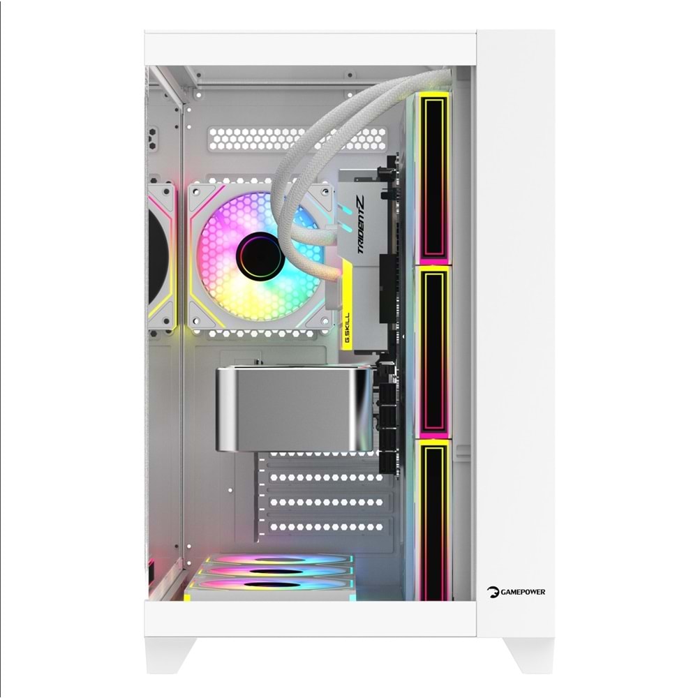 KASA GAMEPOWER WARCRY TOPGLASS 4x12cm FAN ARGB BEYAZ