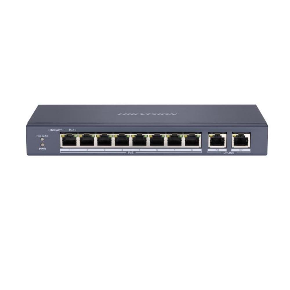 Hikvision Ds-3E0310P-E/M 8Xfe+2Xfe 65W Poe Switch