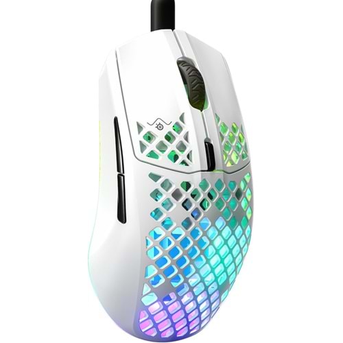 MOUSE STEELSERIES Aerox 3 SSM62611 Onyx 8500 CPI 6 Tuş RGB BEYAZ