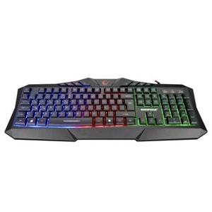 RAMPAGE KM-404 ARGENTI Rainbow USB Gaming Combo Set