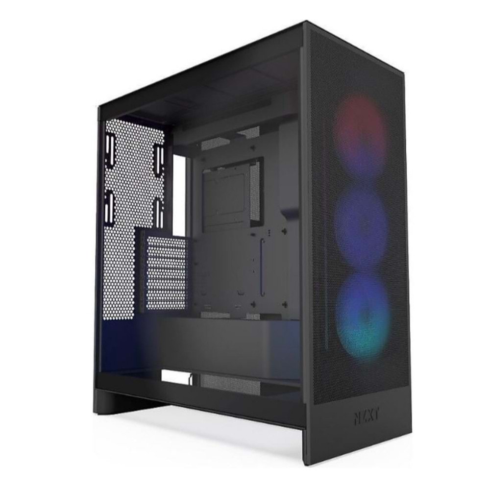 KASA NZXT H7 Flow(2024) Black RGB Tempered Glass USB 3.2 Atx Mid Tower