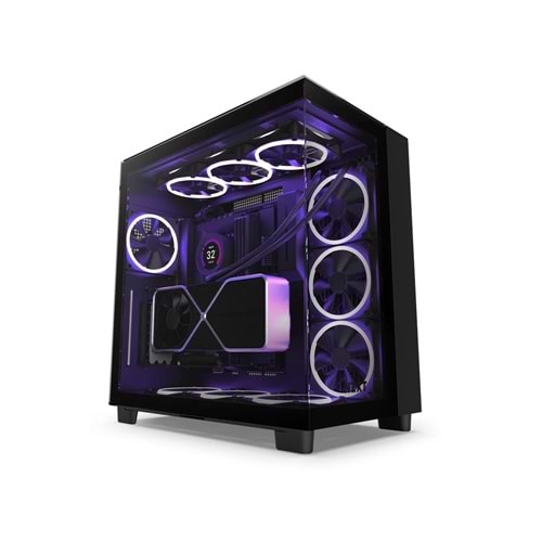 KASA NZXT H9 Elite Black RGB Tempered Glass USB 3.2 Atx Mid Tower