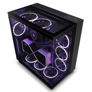 KASA NZXT H9 Elite Black RGB Tempered Glass USB 3.2 Atx Mid Tower