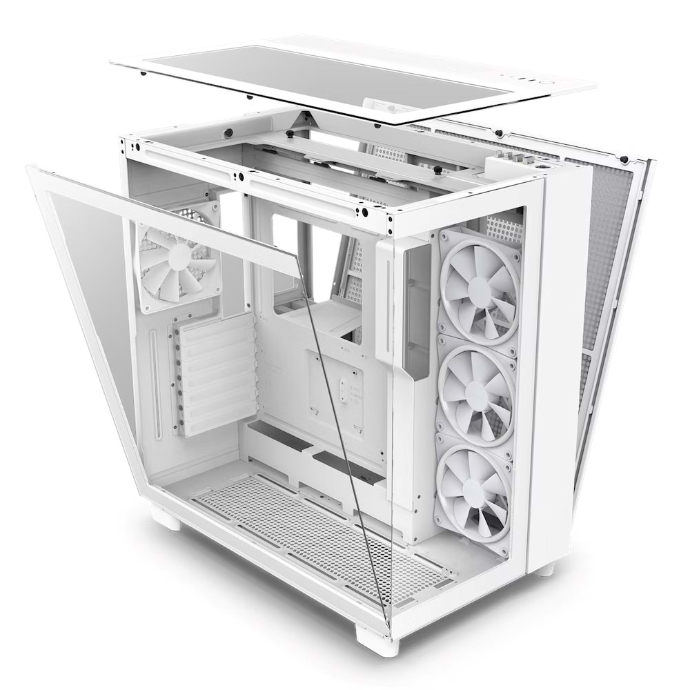 KASA NZXT H9 Elite White RGB Tempered Glass USB 3.2 Atx Mid Tower