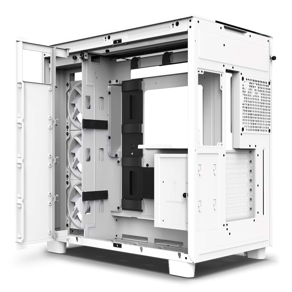 KASA NZXT H9 Elite White RGB Tempered Glass USB 3.2 Atx Mid Tower
