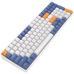 AIGO A100 Mavi Mekanik Yellow Switch Kablolu/Kablosuz Us Layout
