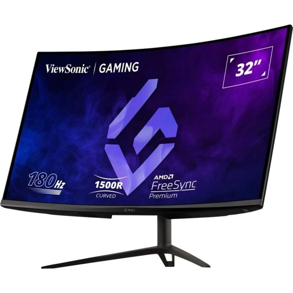 Monitör Viewsonic 32’’ Vx3218-Pc-Mhdj Full Hd 1Ms 180Hz Curved Gaming