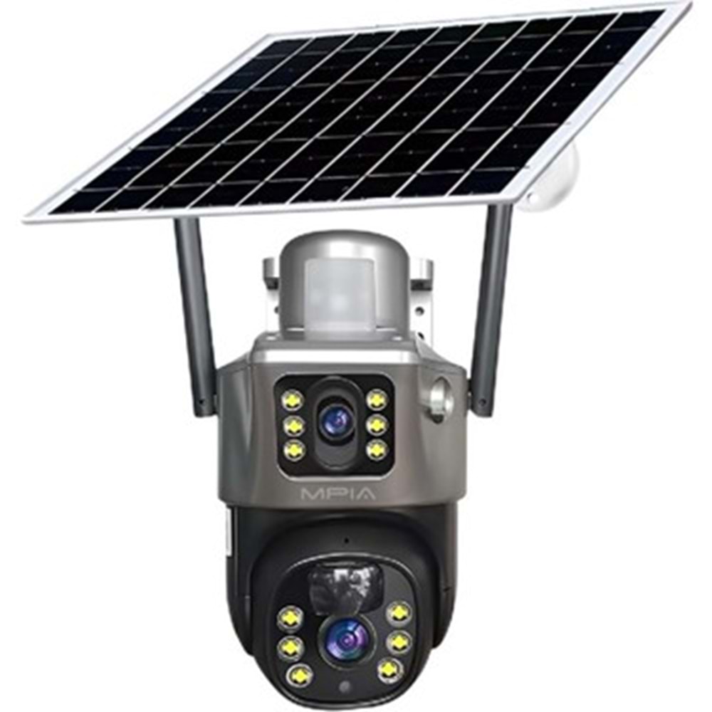 MPIA Mika Dual Lens Solar Ip Smart Camera Waterproof