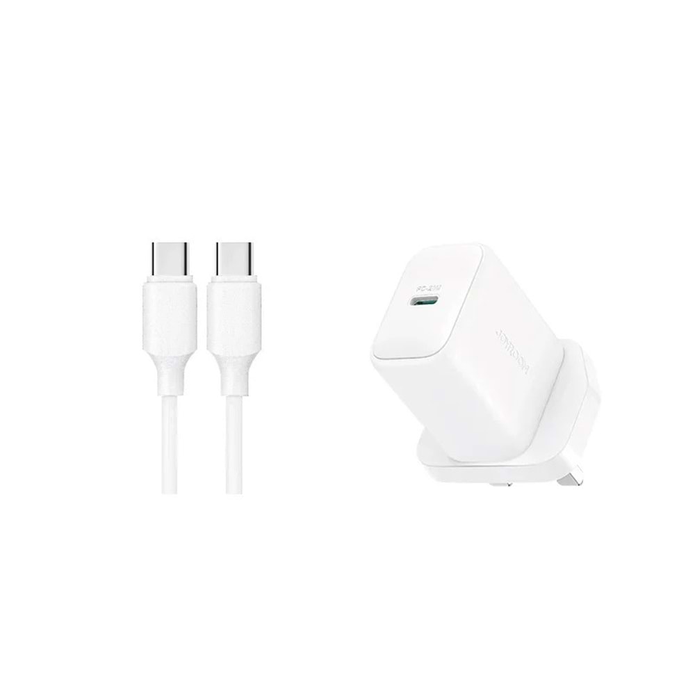 Adaptör Joyroom JR-TCF20T Type-C 20W + Type c Kablo Fast Charger