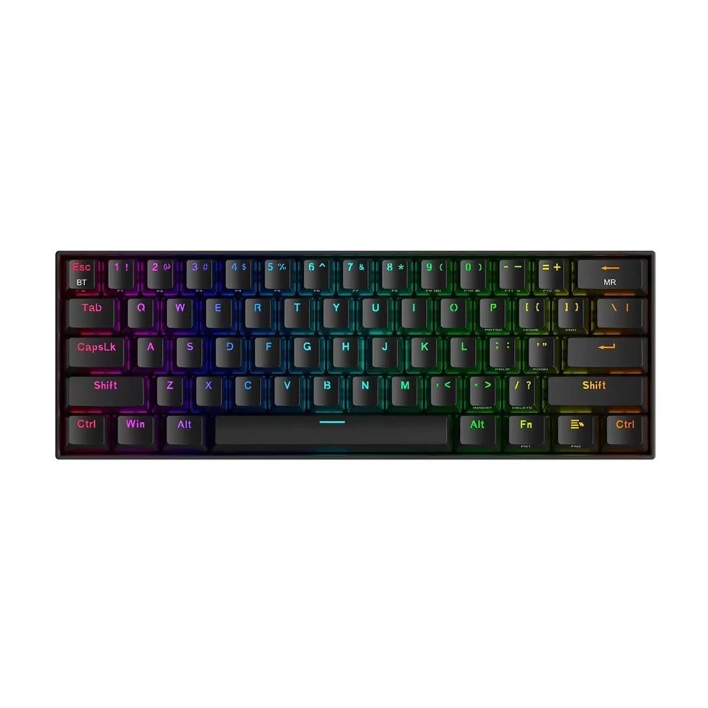 Klavye Redragon K530 Draconic Pro Black Brown Switch Kablosuz TrLayout