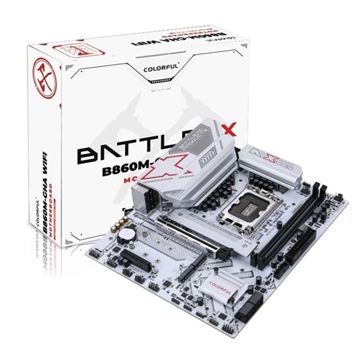 Anakart Colorful Battle-AX B860M-Gha Wifi V20 DDR5 7600MHz mATX 1851