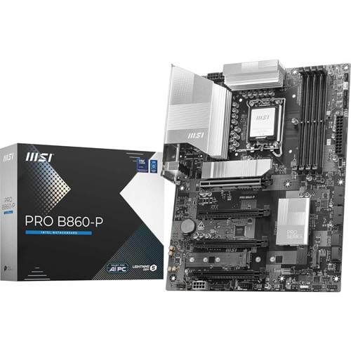 Anakart Msi PRO B860-P DDR5 8800+(OC)MHz Atx